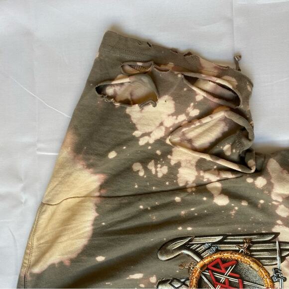 Supreme x Slayer collab distressed oversized t shirt authentic supreme - Picture 8 of 12